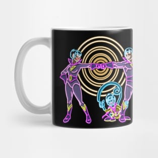 Wonder twins neon color Mug